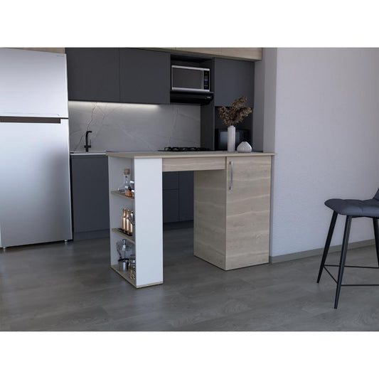 Barra de Cocina Eilen Bardolino y Blanco