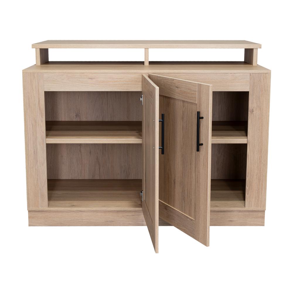 Barra de Cocina Solna Rovere y Blanco