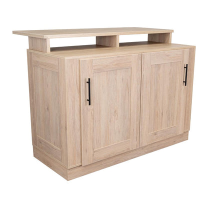 Barra de Cocina Solna Rovere y Blanco