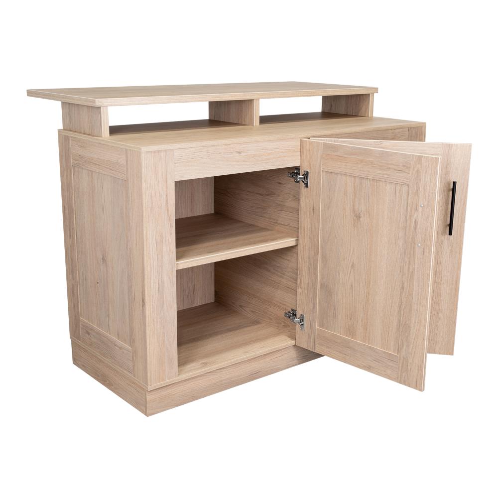 Barra de Cocina Solna Rovere y Blanco