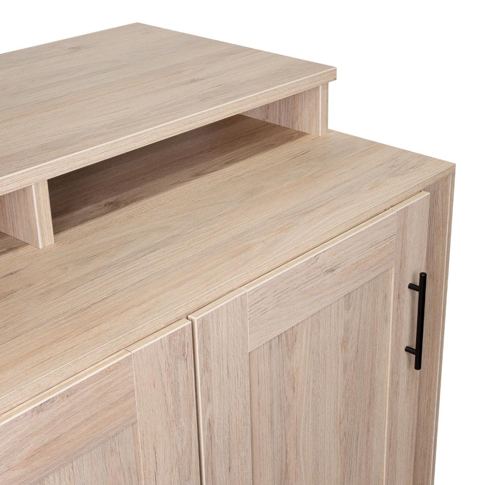 Barra de Cocina Solna Rovere y Blanco