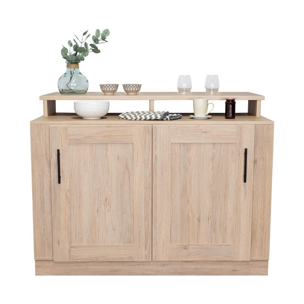 Barra de Cocina Solna Rovere y Blanco