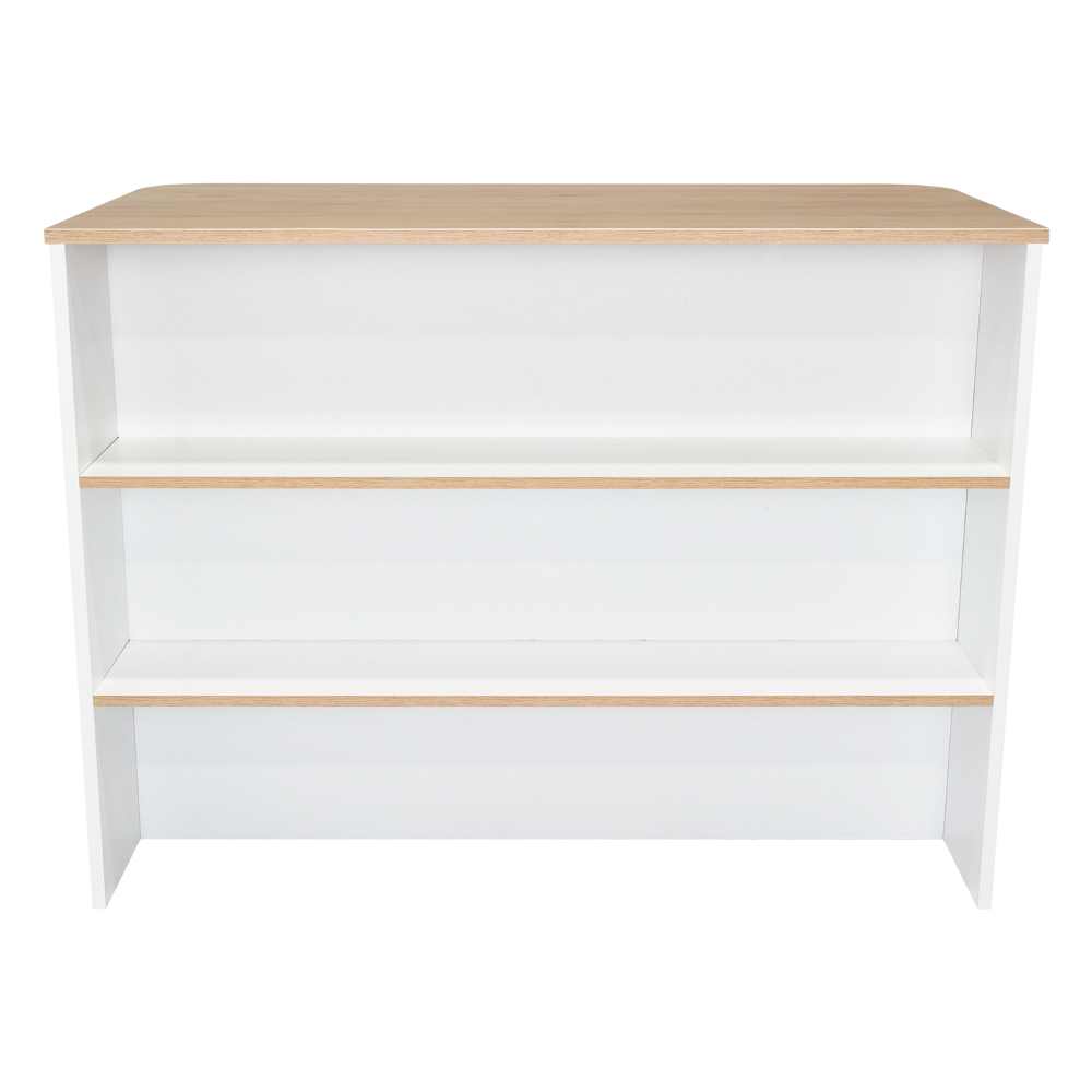 Barra de Cocina Zentauri Blanco y Rovere
