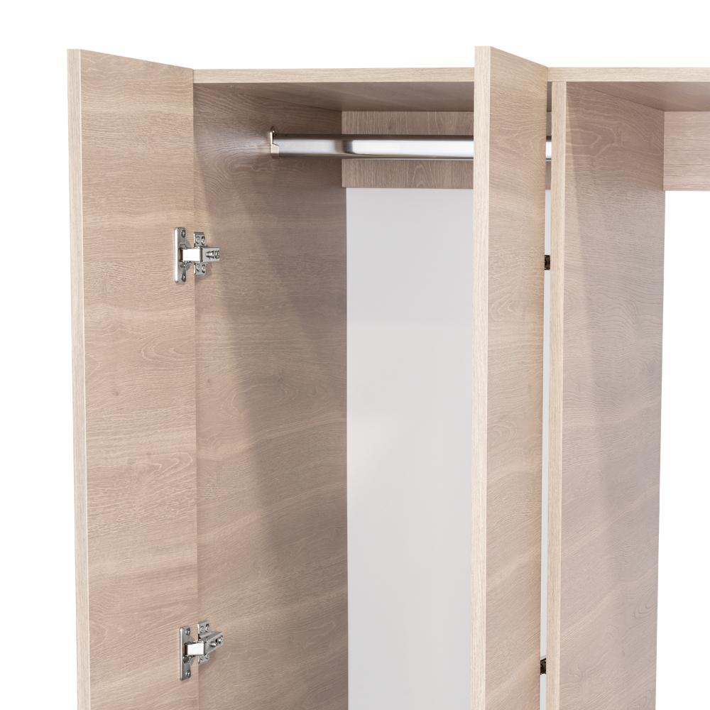 Closet Manila Bardolino y Blanco con espacio Para TV de 46"