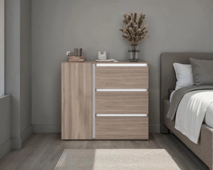 Comoda Niza Bardolino con 3 Cajones