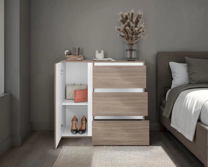 Comoda Niza Bardolino con 3 Cajones
