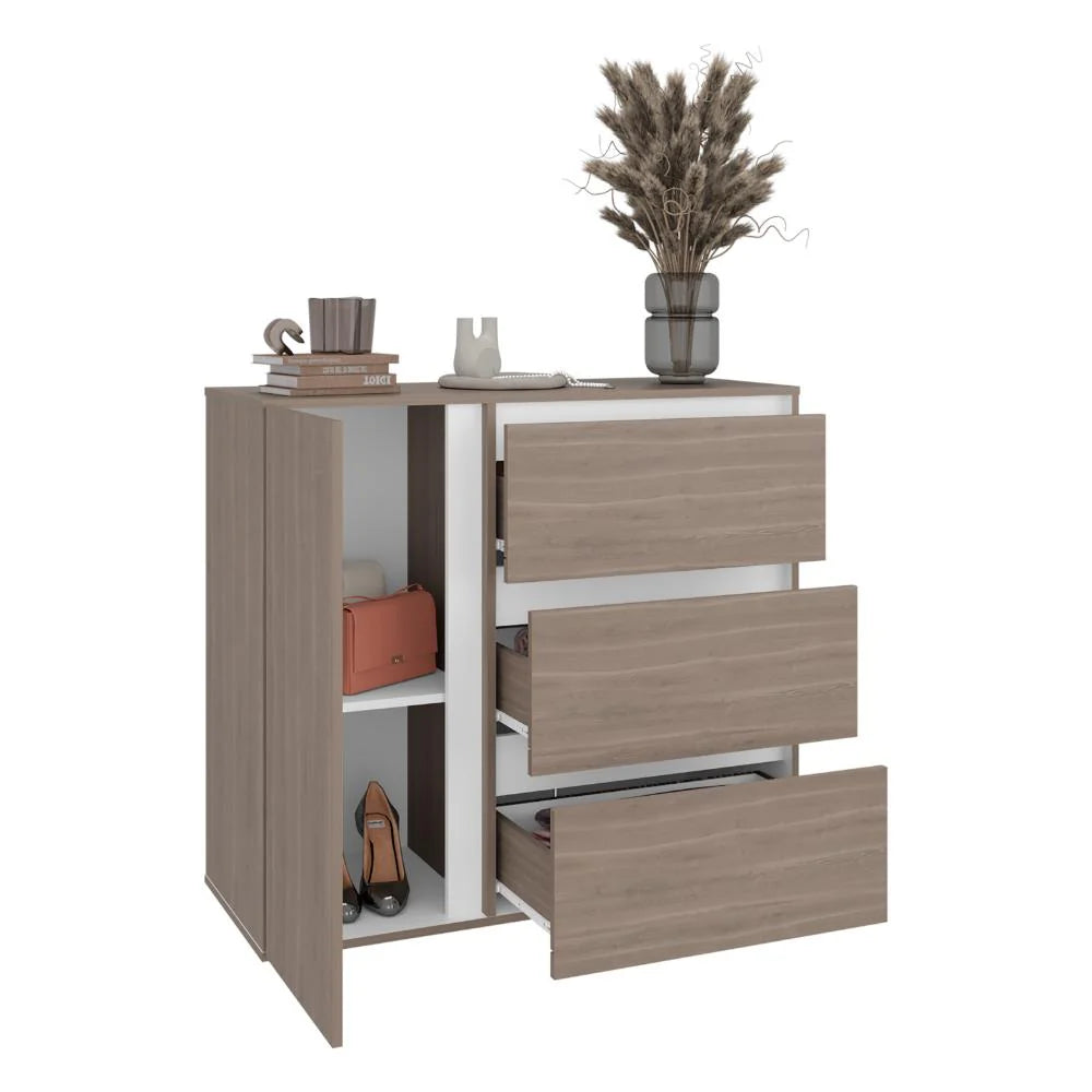 Comoda Niza Bardolino con 3 Cajones