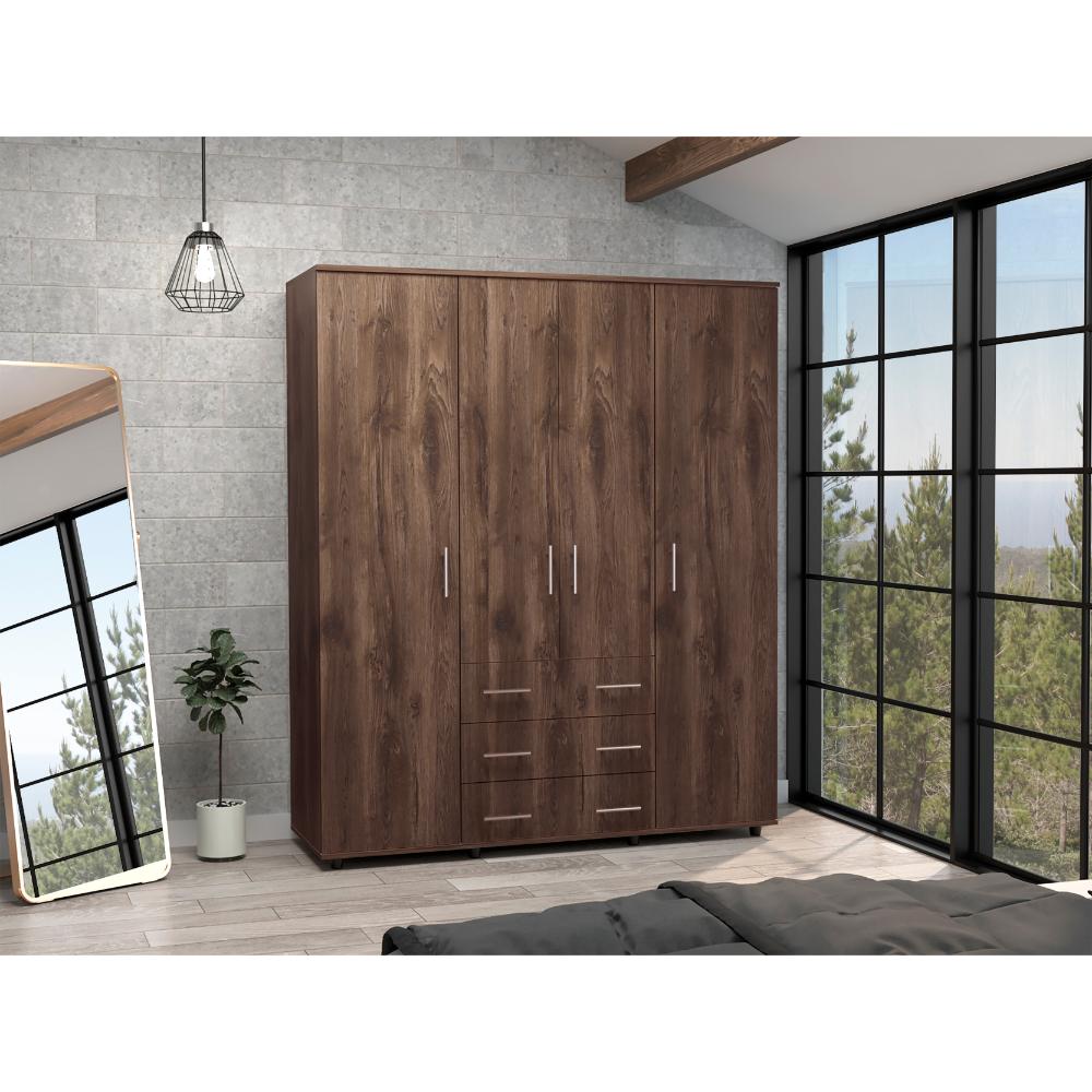 Closet Fontan Nogal y Blanco