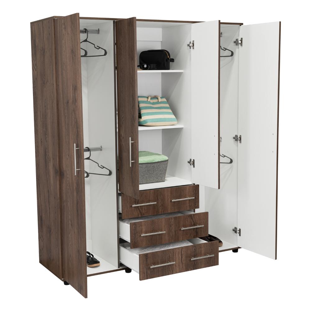 Closet Fontan Nogal y Blanco