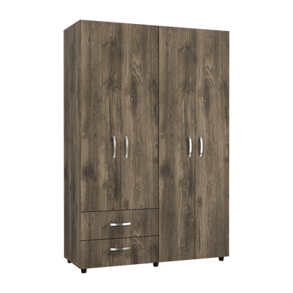 Closet Arkola color Nogal y Blanco para Habitación.