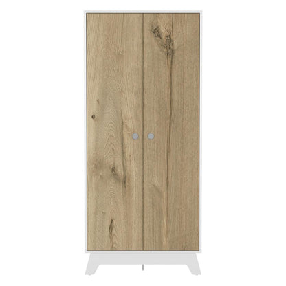 Closet Z81 Lussano 180  Blanco y Duna