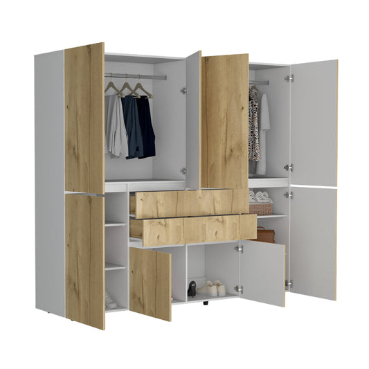 Closet Montevideo Duna y Blanco
