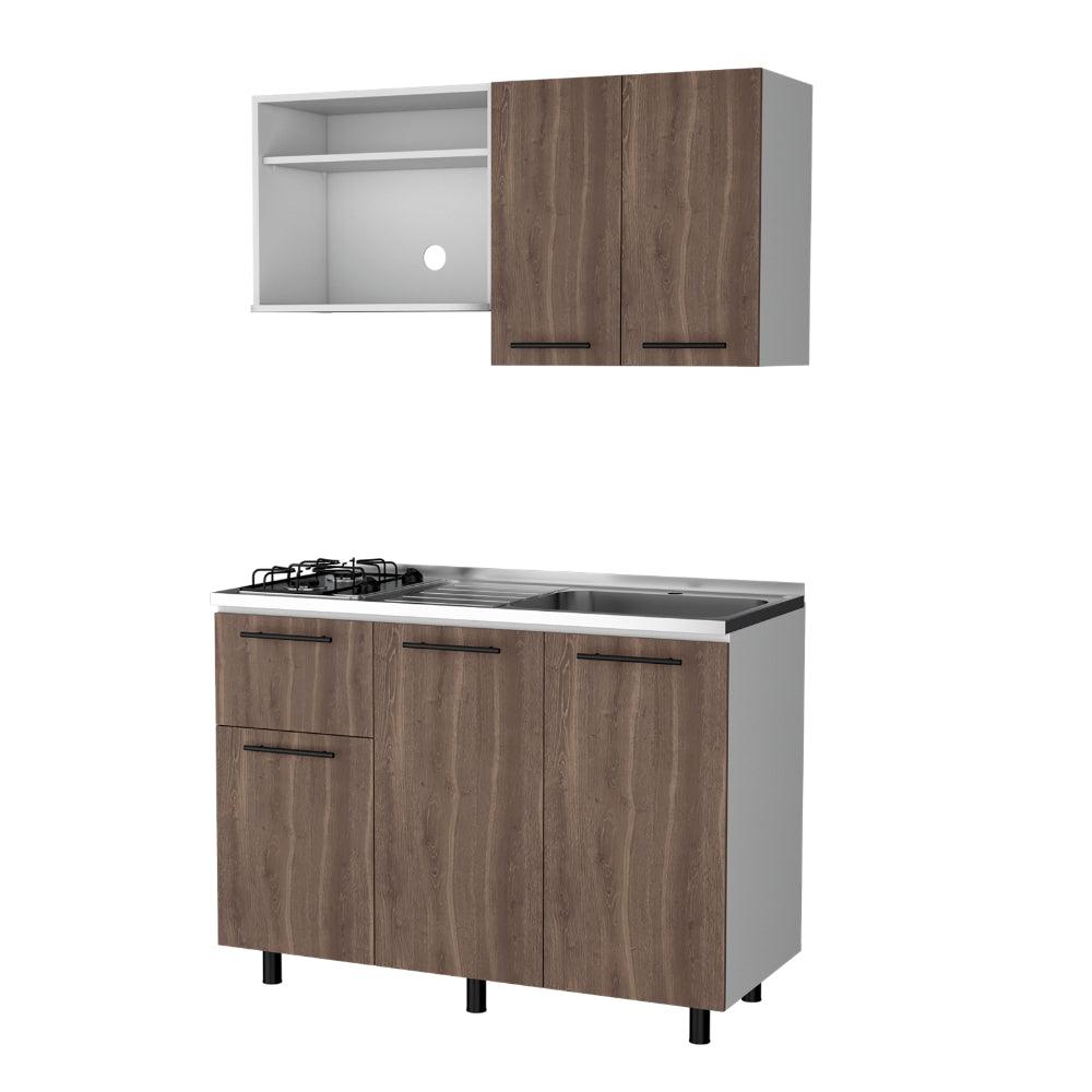 Cocina 120 Pierre  Milan Blanco Meson Derecho