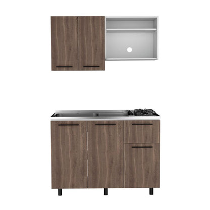 Cocina 120 Pierre  Milan Blanco Meson Izquierdo