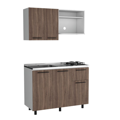 Cocina 120 Pierre  Milan Blanco Meson Izquierdo