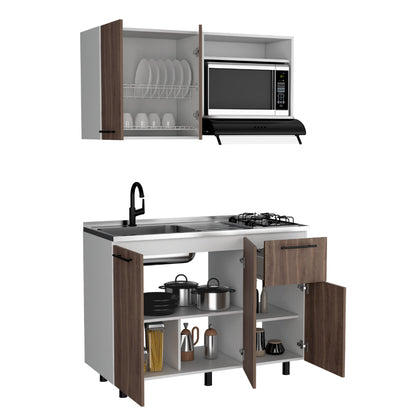 Cocina 120 Pierre  Milan Blanco Meson Izquierdo