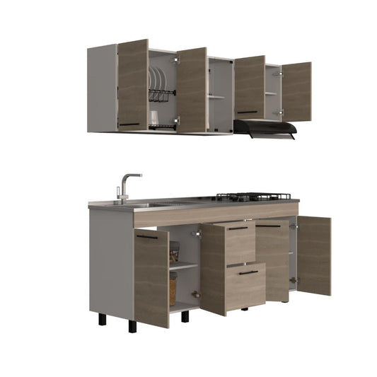 Cocina 180 Ankara con Mezon Izquierdo Bardolino Blanco