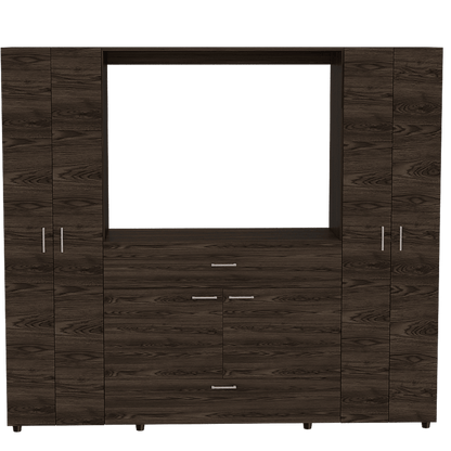 Closet Jakob color Chocolate y Blanco para Habitación.