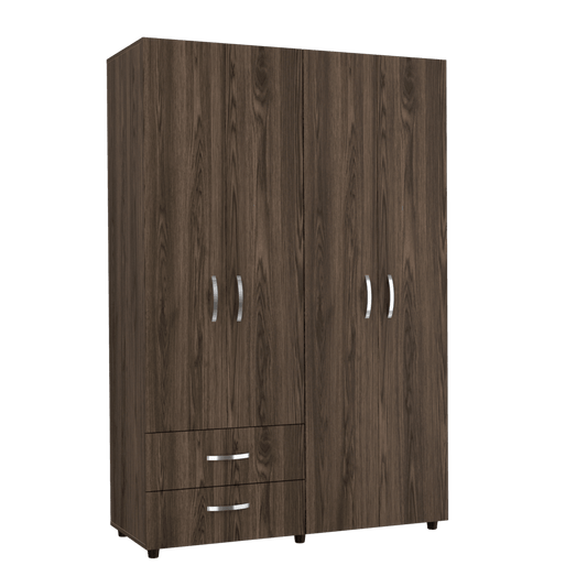 Closet Arkola color Chocolate y Blanco para Habitación.