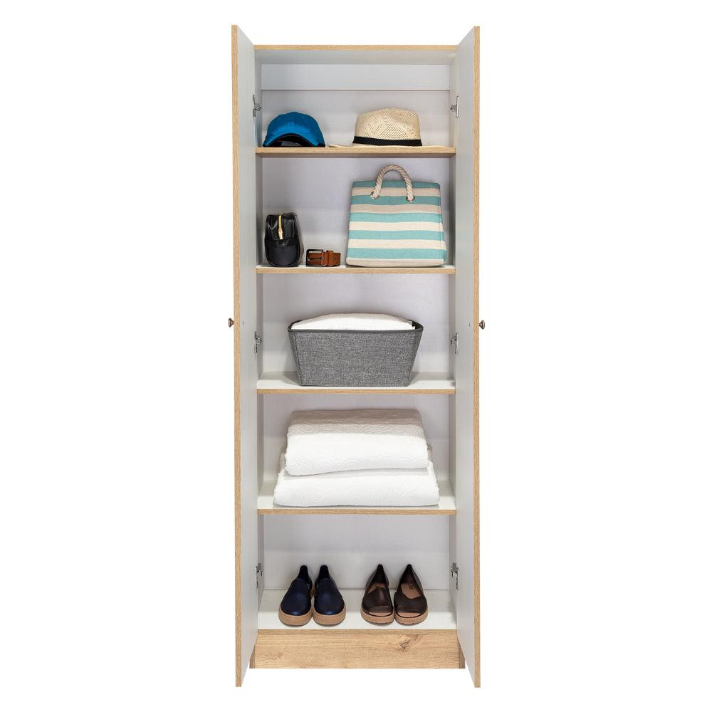 Closet 2 Pues Bellanti Multiusos  Duna y Blanco