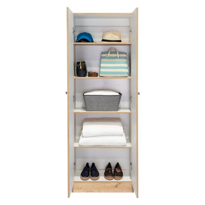 Closet 2 Pues Bellanti Multiusos  Duna y Blanco