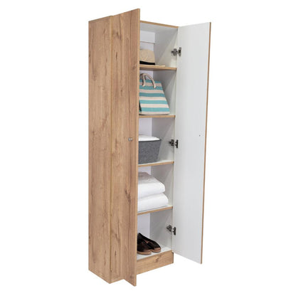 Closet 2 Pues Bellanti Multiusos  Duna y Blanco