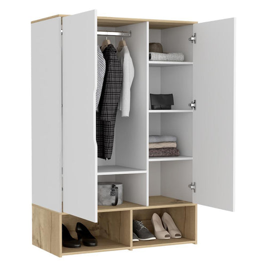 Closet Zapateto Z100 X 150 X 50 Lussano  Blanco Duna