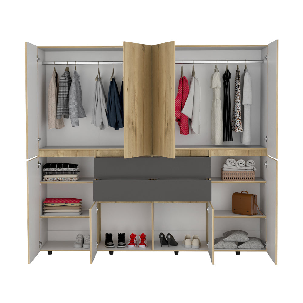 Closet Montevideo Duna y Blanco