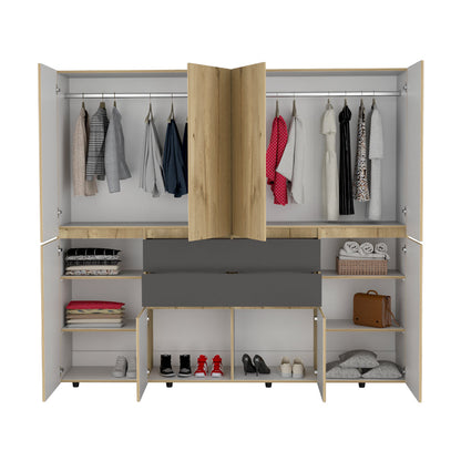 Closet Montevideo Duna y Blanco