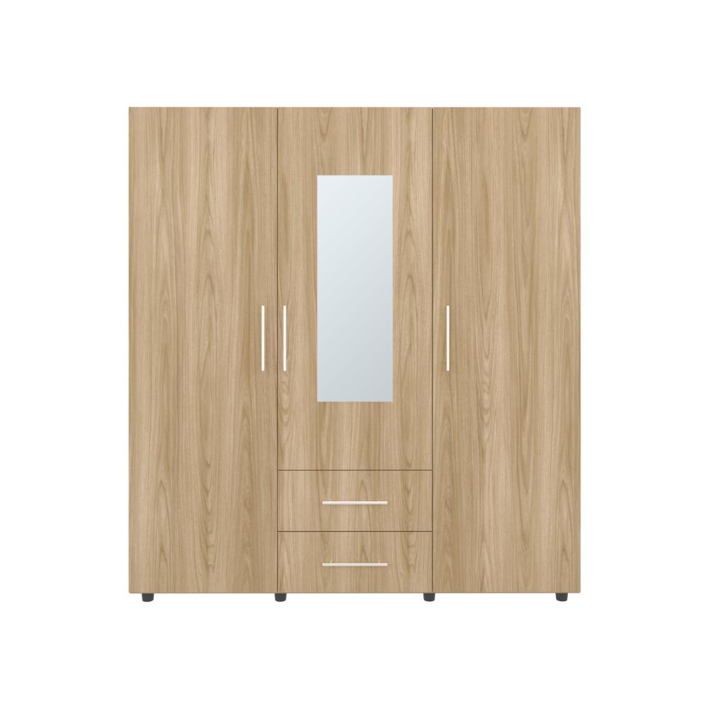 Closet Grays, Fresno Europeo y Wengue, puerta con Espejo