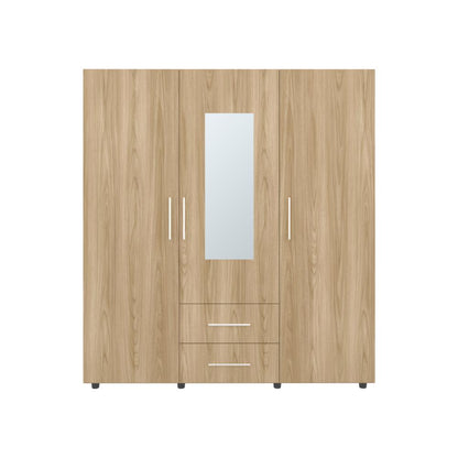 Closet Grays, Fresno Europeo y Wengue, puerta con Espejo