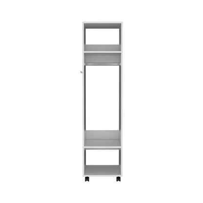 Closet Ropero con Espejo Custer  Blanco