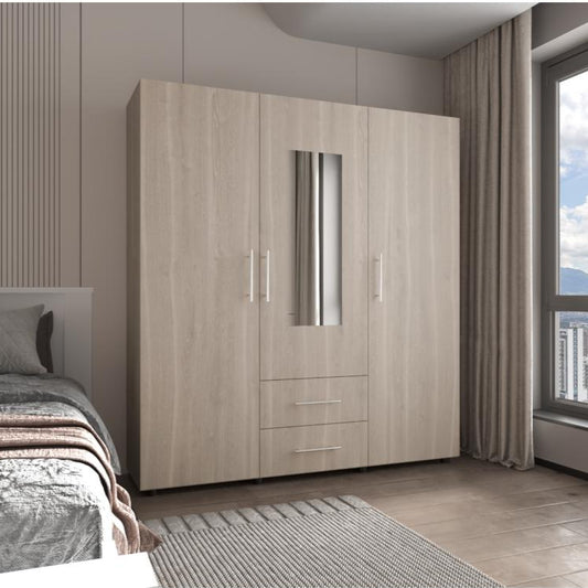 Closet Grays, Bardolino y Blanco, puerta con Espejo