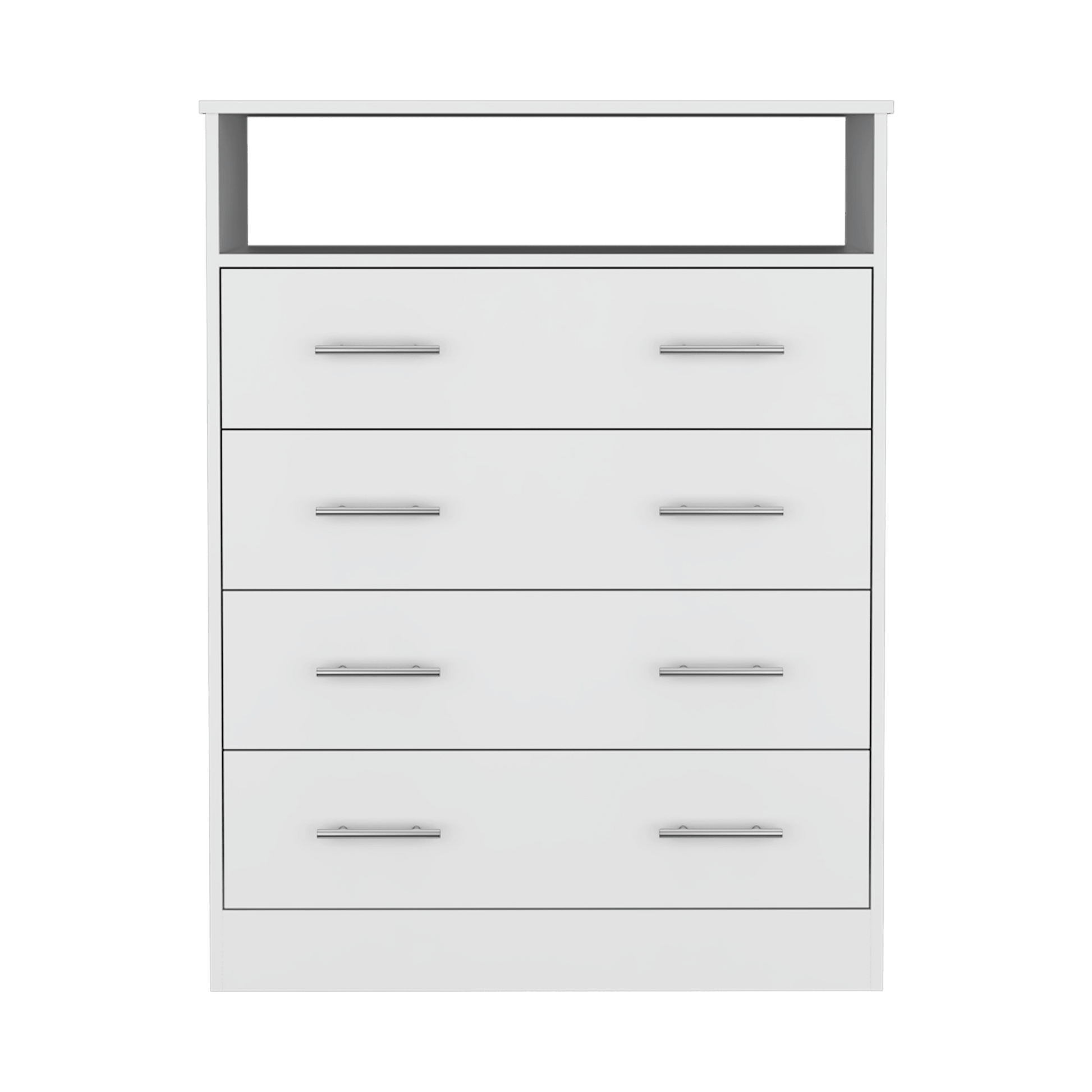 Organizador Barlovento, Blanco con Cuatro Cajones ZF - VIRTUAL MUEBLES