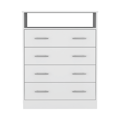 Organizador Barlovento, Blanco con Cuatro Cajones ZF - VIRTUAL MUEBLES