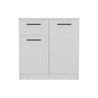 Closet Indira, Blanco Duqueza, con tres cajones multiusos deslizables ZF - VIRTUAL MUEBLES