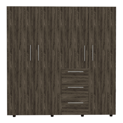 Closet Poche color Chocolate y Blanco para Habitación.