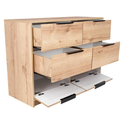 Organizador Treviso Duna y Blanco Cuatro Cajones