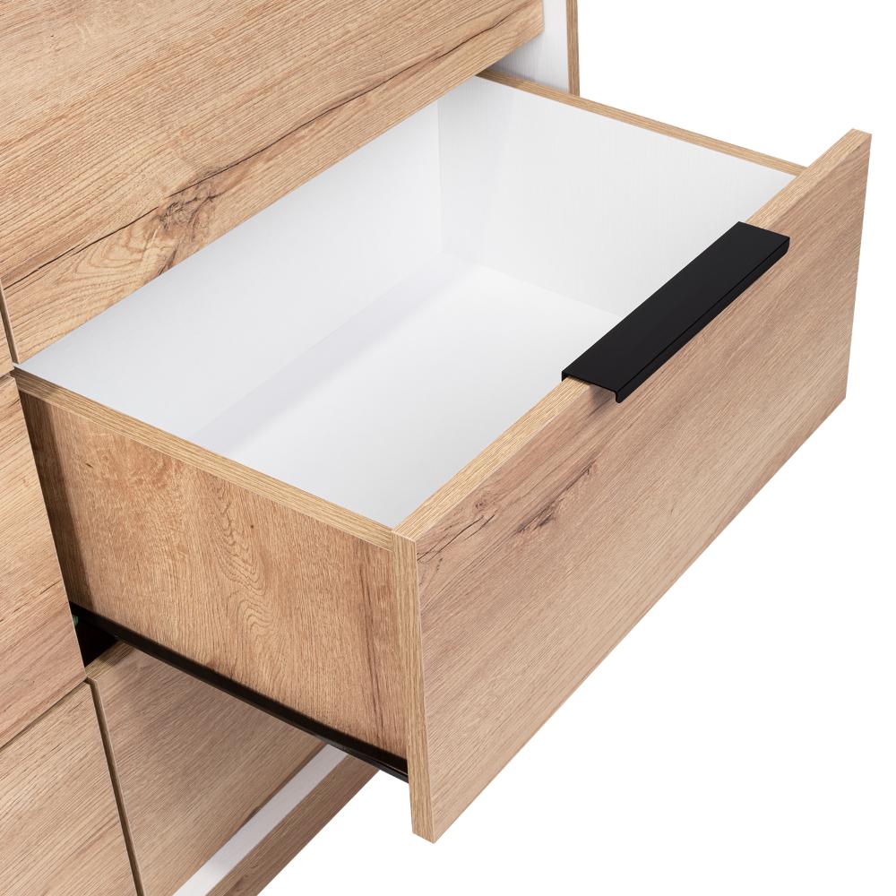 Organizador Treviso Duna y Blanco Cuatro Cajones
