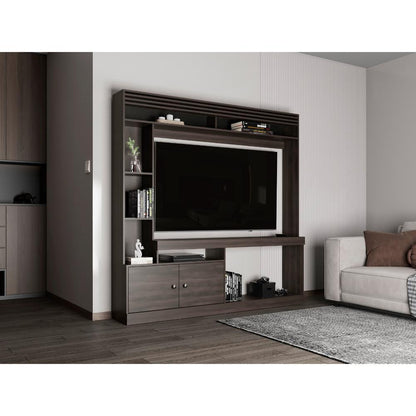 Mesa Para Tv Dante Nogal Para Televisor de 55 Pulgadas
