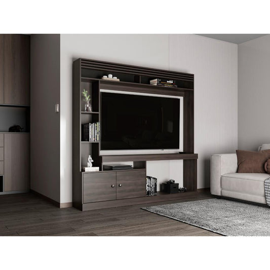 Mesa Para Tv Dante Nogal Para Televisor de 55 Pulgadas