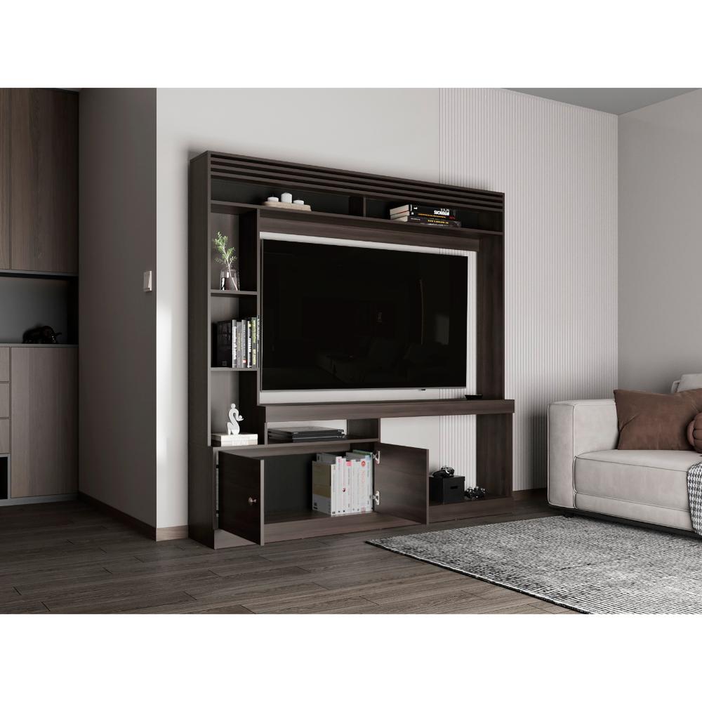 Mesa Para Tv Dante Nogal Para Televisor de 55 Pulgadas