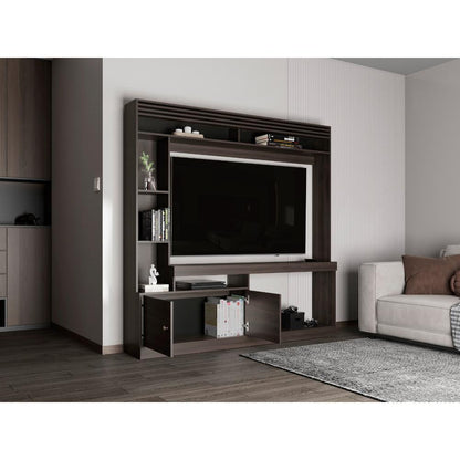 Mesa Para Tv Dante Nogal Para Televisor de 55 Pulgadas