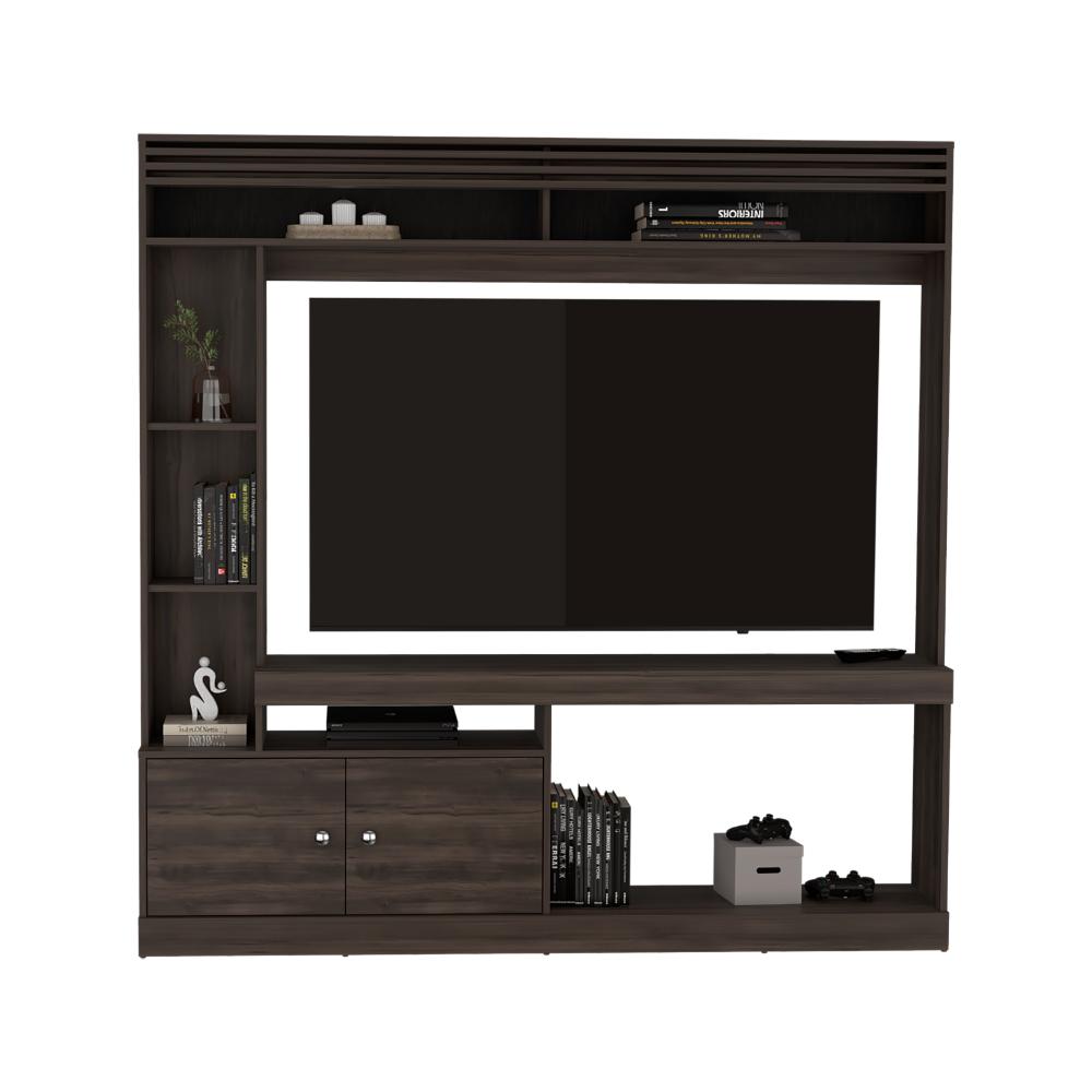 Mesa Para Tv Dante Nogal Para Televisor de 55 Pulgadas