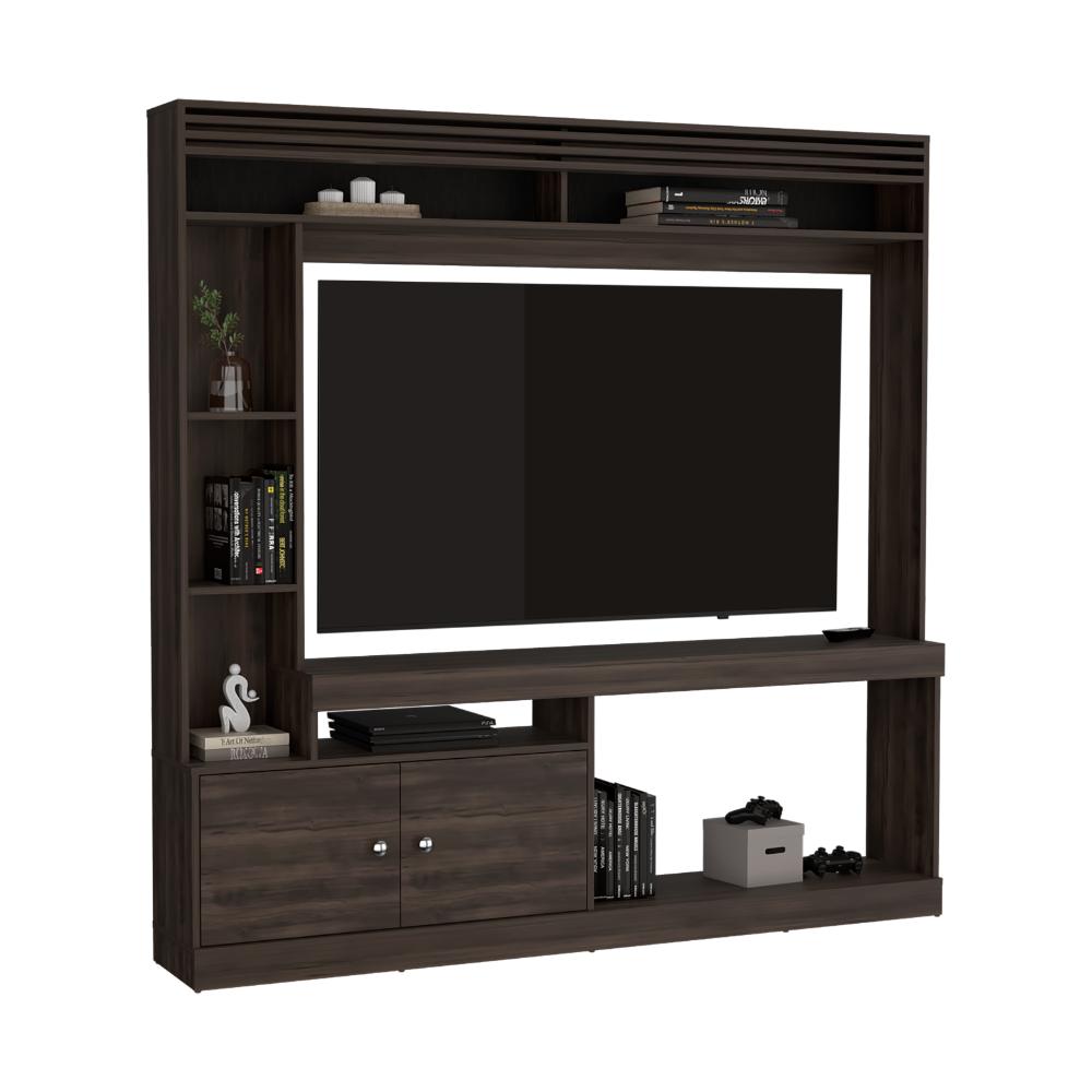 Mesa Para Tv Dante Nogal Para Televisor de 55 Pulgadas