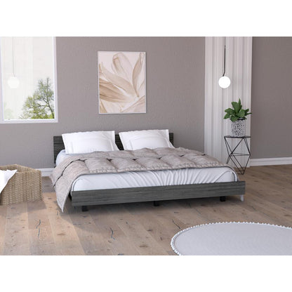 Cama Queen Treviso Gris