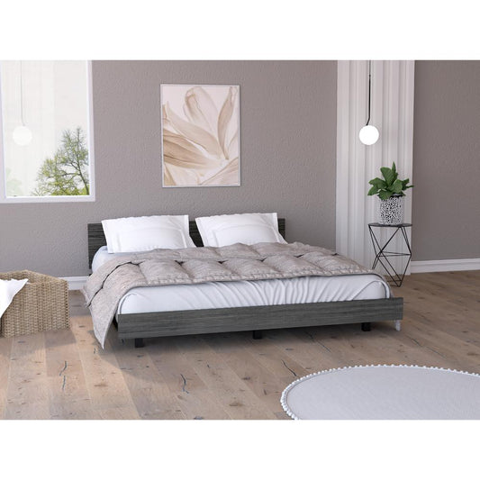 Cama Queen Treviso Gris