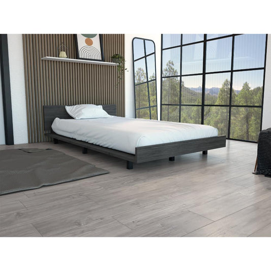 Cama Semi Doble Treviso Gris