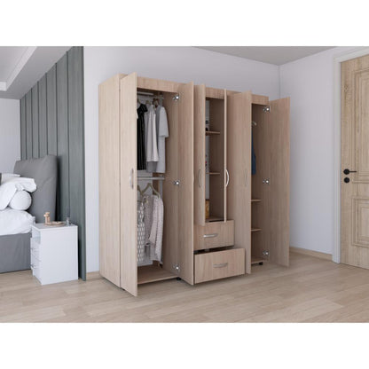 Closet Palermo 180  Nacar Blanco