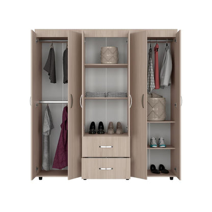 Closet Palermo 180  Nacar Blanco
